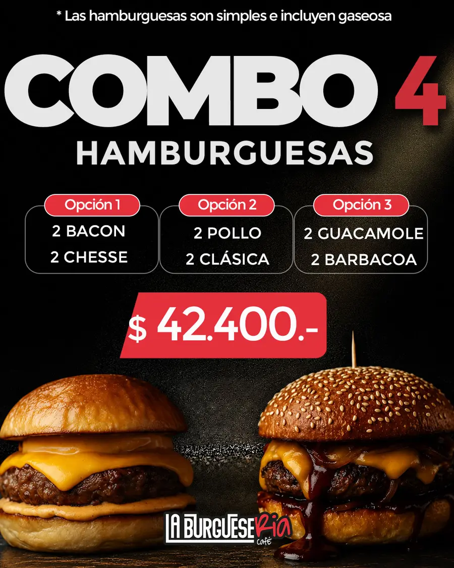 Flyer de La Burguesería
