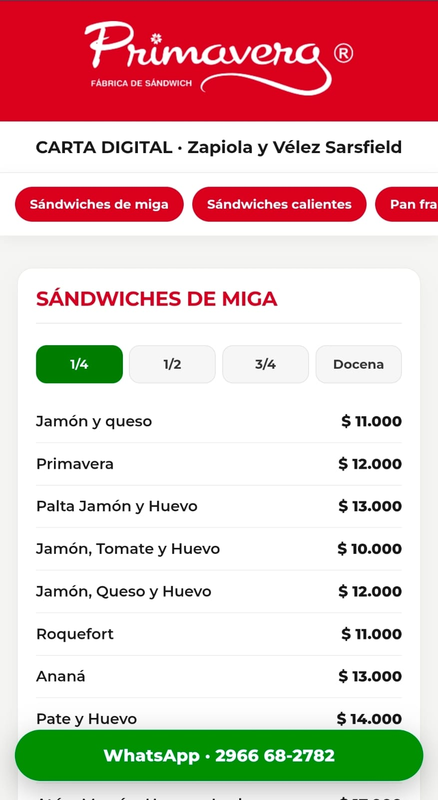 Carta digital de Primavera