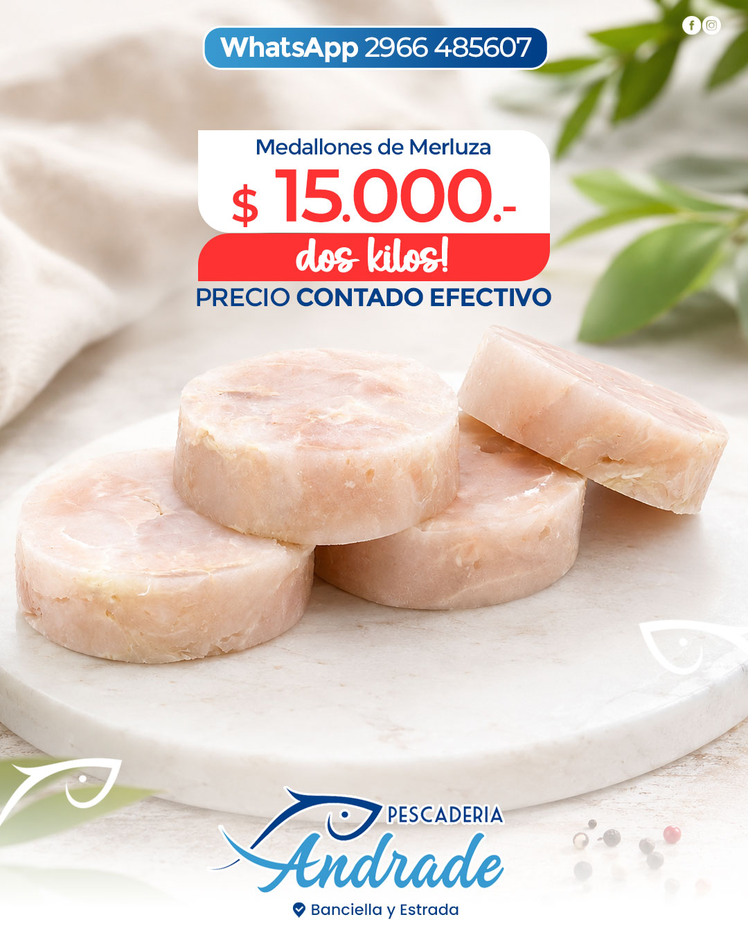 Flyer de Pescadería Andrade
