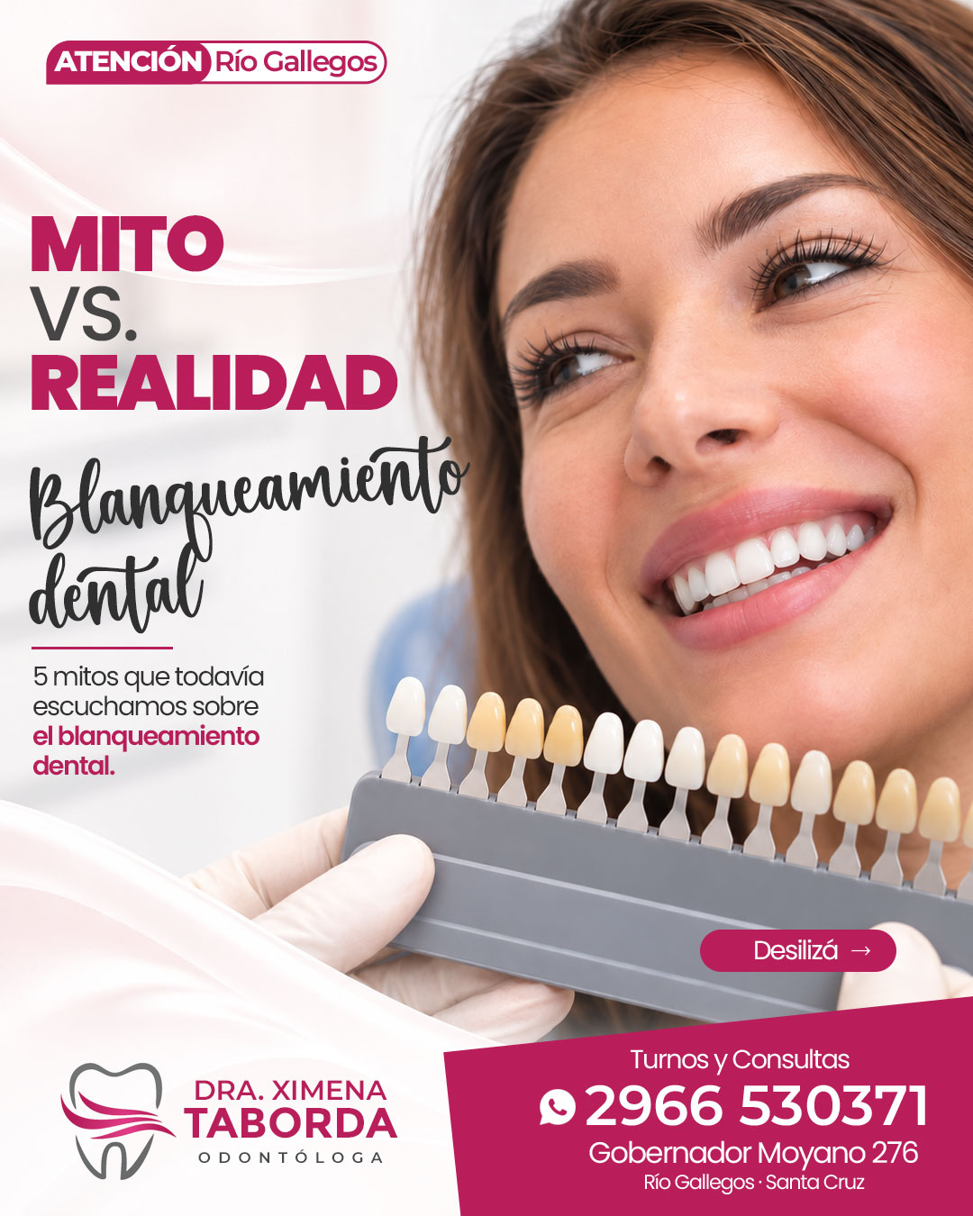 Flyer de Dra. Ximena Taborda
