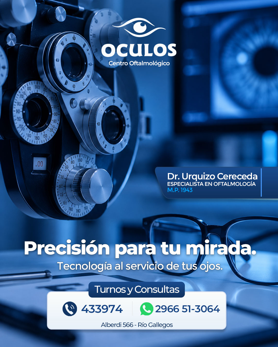 Flyer de Óculos Centro Oftalmológico