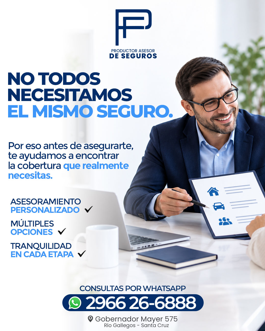 Flyer de Productor Asesor de Seguros